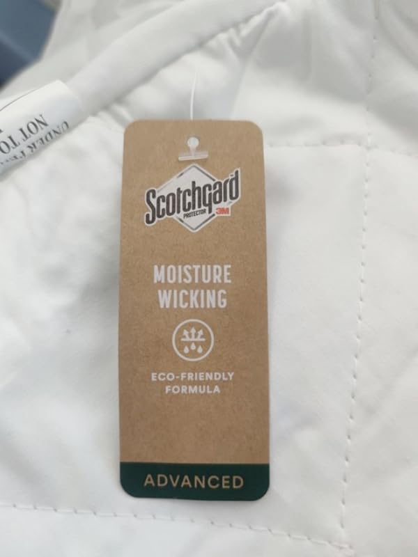 Sealy 3M Scotchgard Heated Mattress Pad | Quilted Cotton Electric Bed Warmer with 10 Heat Setting Dual Controller | 1-12 Hours Auto Shut Off | 17" Deep All Around Elastic Pocket, Queen - Image 8