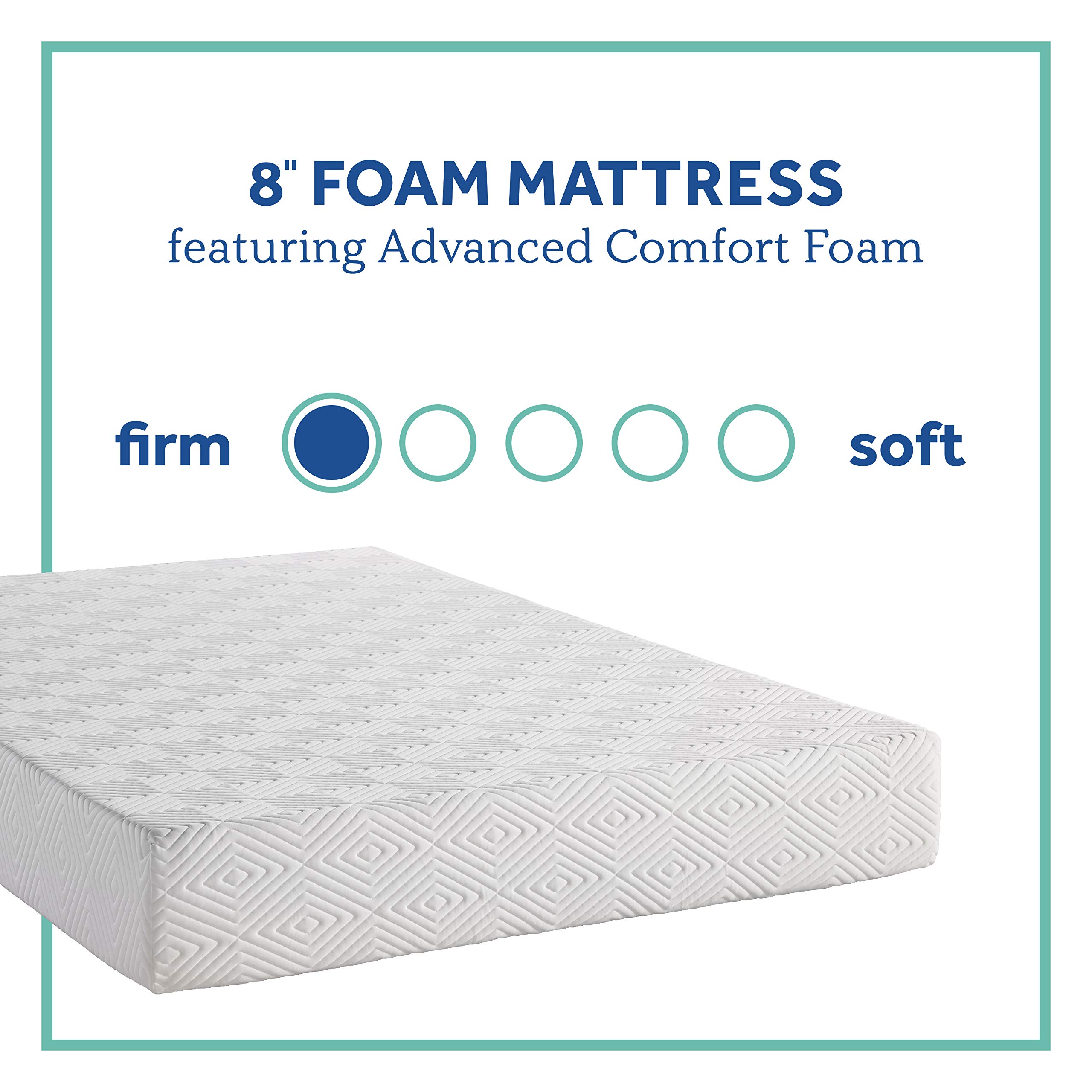 Sealy 8 Inch Queen Size Foam Bed in a Box, Multiple Layers of Foam Help Support Sleep at Night, Firm Feel and CertiPur-US Certified, King - Image 3