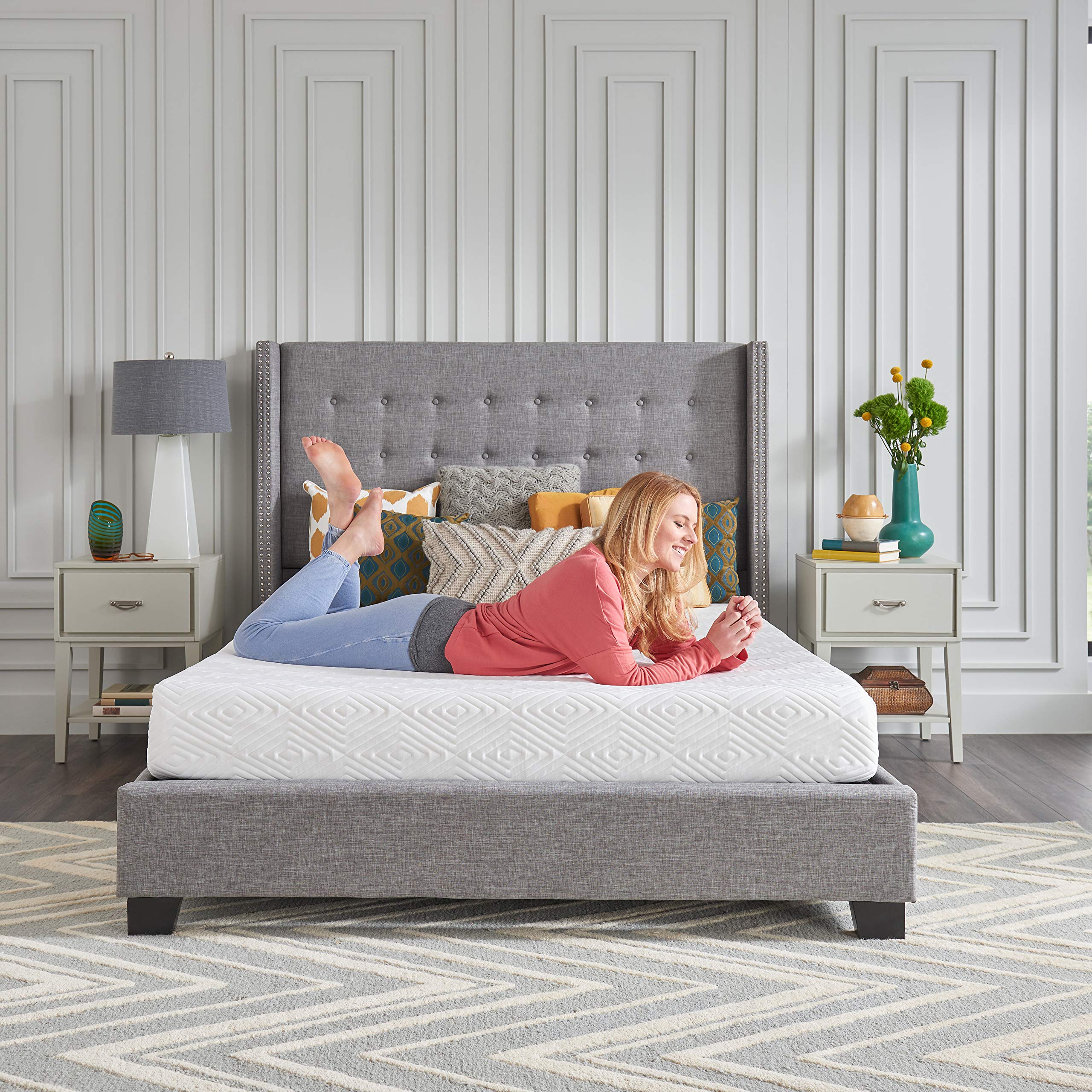 Sealy 8 Inch Queen Size Foam Bed in a Box, Multiple Layers of Foam Help Support Sleep at Night, Firm Feel and CertiPur-US Certified, King - Image 4