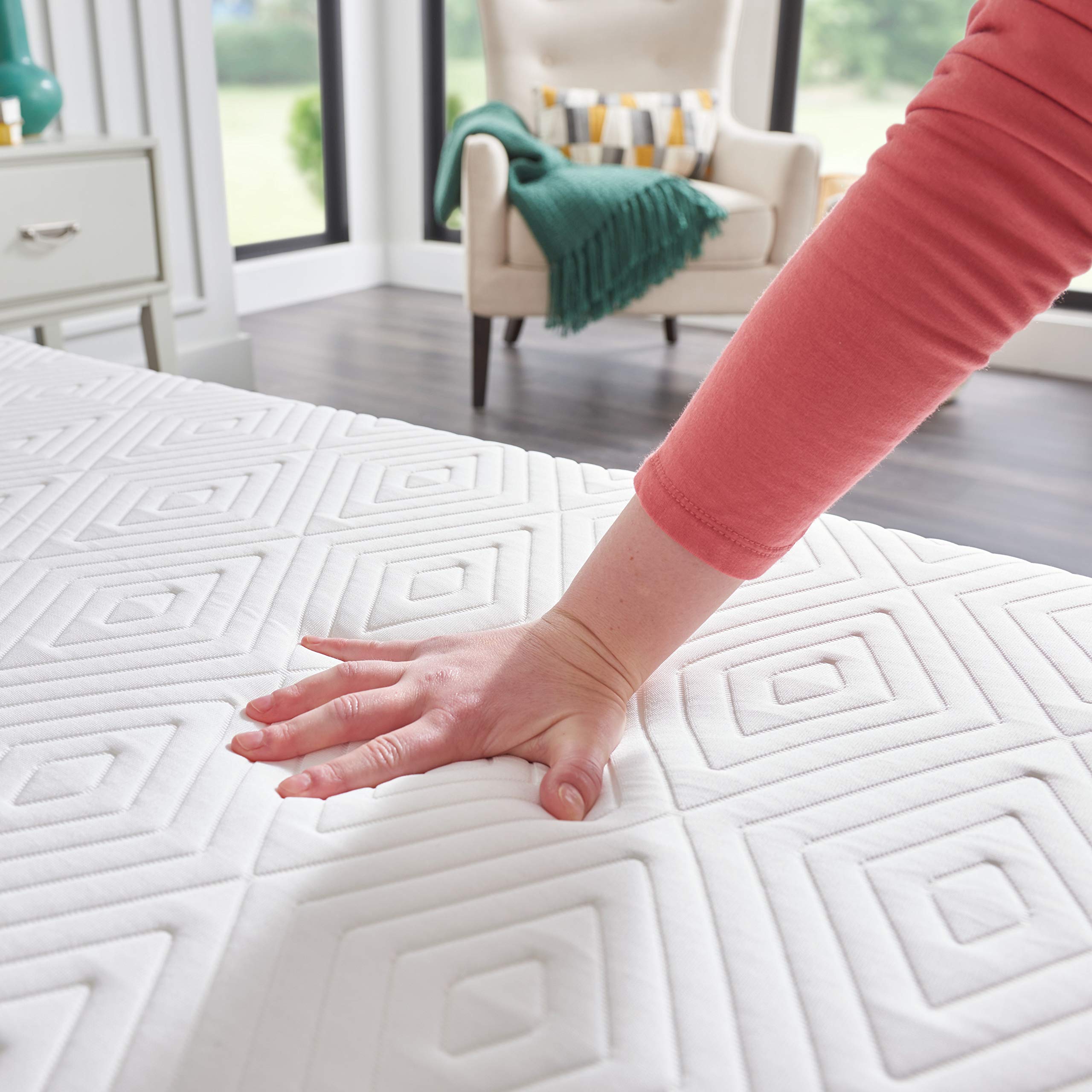 Sealy 8 Inch Queen Size Foam Bed in a Box, Multiple Layers of Foam Help Support Sleep at Night, Firm Feel and CertiPur-US Certified, King - Image 6