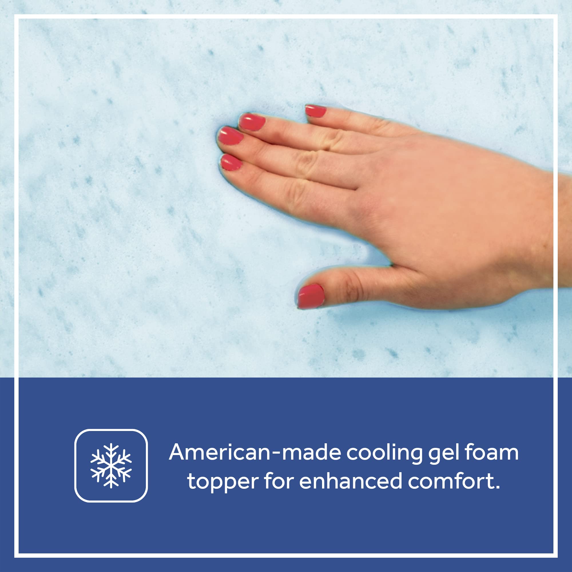 Sealy Baby Cozy Cool Hybrid Breathable Crib Mattress, GREENGUARD GOLD Certified, Made in USA, Cooling Foam, 2 Stage, Toddler Bed Fit, 204 Coils & Cotton Cover, Safety & Quality Tested, 52x28" - Image 11