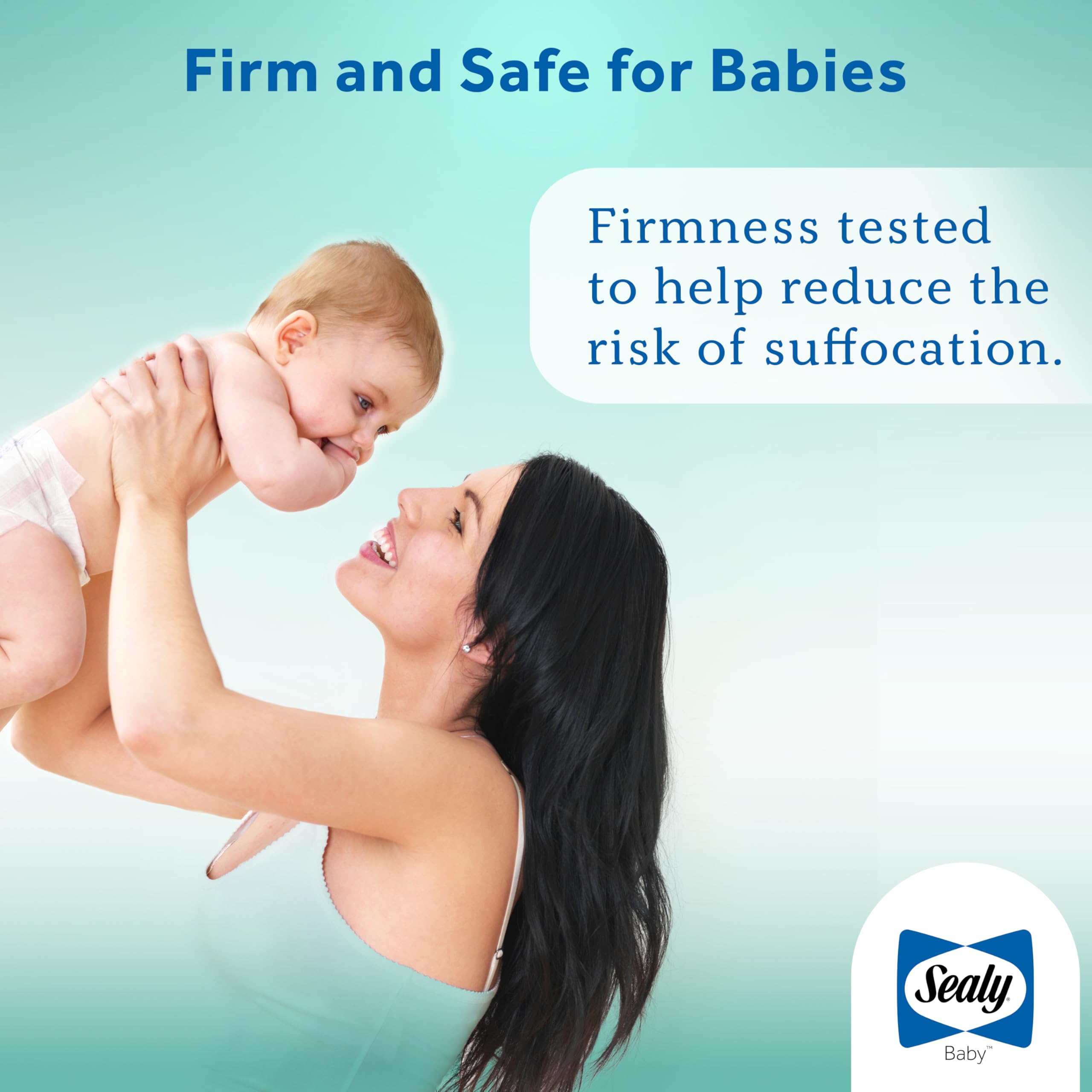 Sealy Baby Posturepedic Grow Breathable 2 Stage Waterproof Crib Mattress plus Toddler Bed Fit, Non Toxic Cotton Cover, GREENGUARD Gold Certified, Safety & Quality Tested, Made in USA, 52"X28" - Image 18