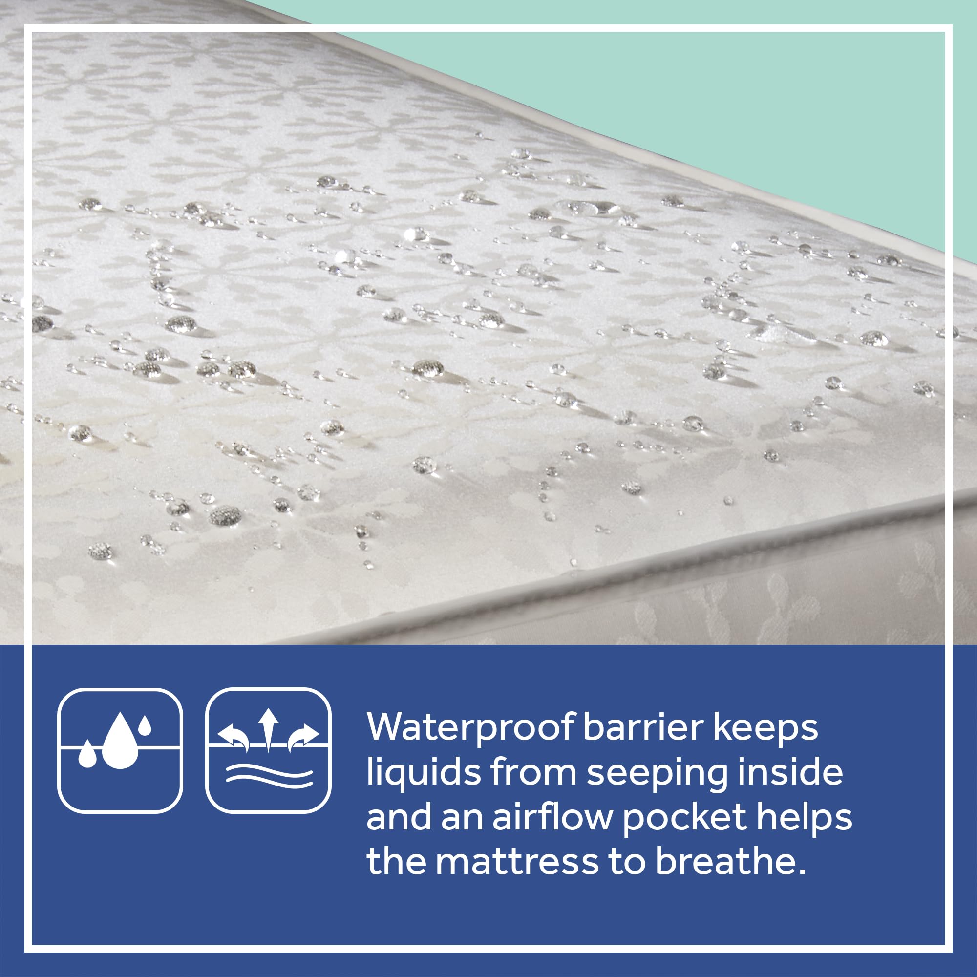 Sealy Baby Flex Cool 2 Stage Crib Mattress and Toddler Bed Mattress, Breathable Hybrid Coil Design, Waterproof Cotton Surface, GREENGUARD GOLD Certified, Standard 52x28 Size - Image 7