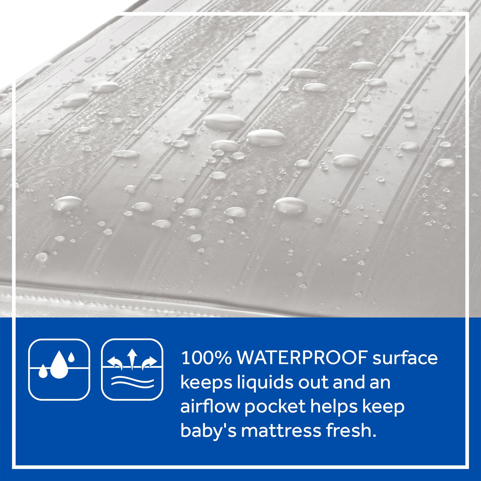 Sealy Baby Soybean 2 Stage Crib Mattress plus Toddler Bed Fit, Premium Hypoallergenic Lightweight Foam, Non Toxic, GREENGUARD Gold Certified, Safety & Quality Tested, Made in USA, 52X28" - Image 4