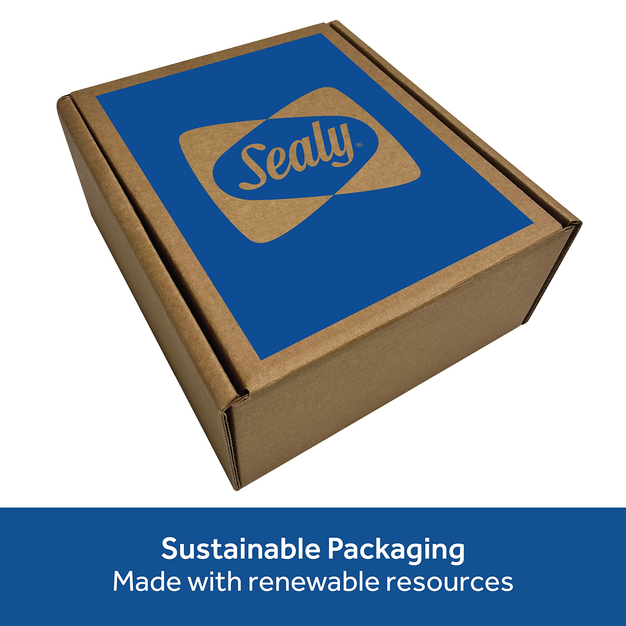 Sealy Clean Comfort 300-Thread Count Cotton Blend Sheets Set with Secure Fit Anchor Bands- Twin Size- White - Image 6