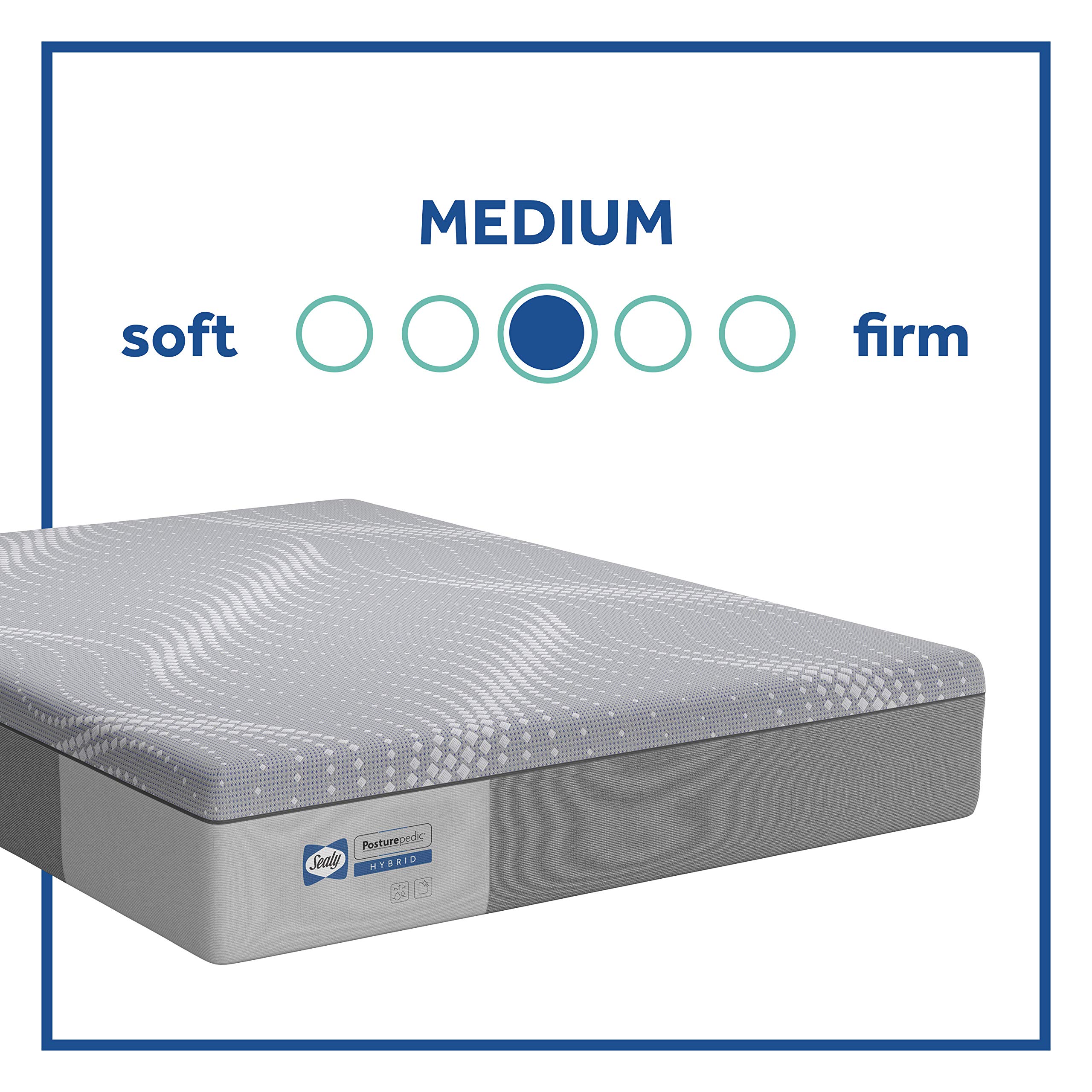 Sealy Posturepedic 12" Spring Tight Top Mattress with Cooling Air Gel Foam, Hybrid Spring Mattress with Targeted Body Support, King - Image 3