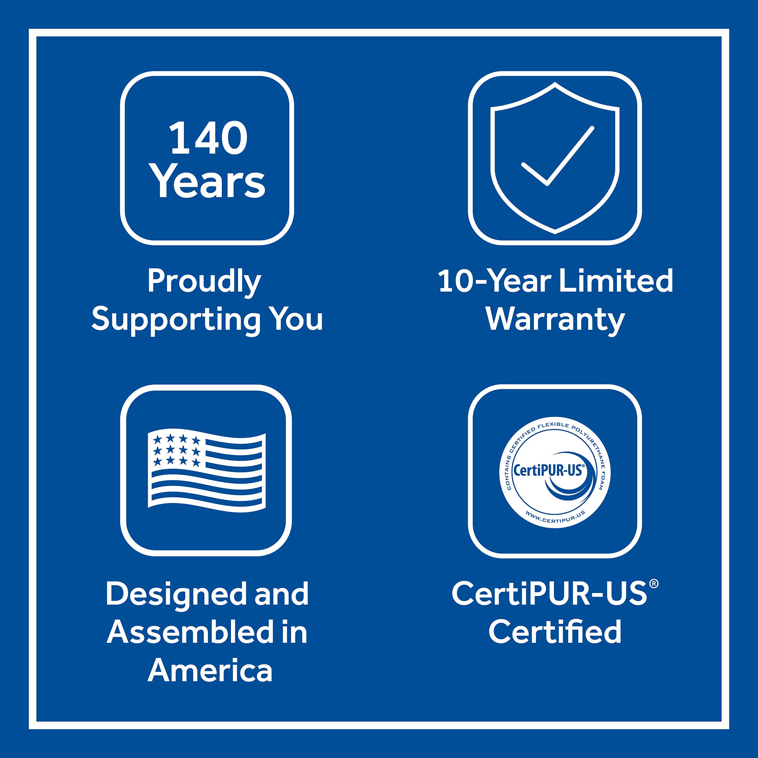 Sealy Posturepedic 12" Spring Tight Top Mattress with Cooling Air Gel Foam, Hybrid Spring Mattress with Targeted Body Support, King - Image 7