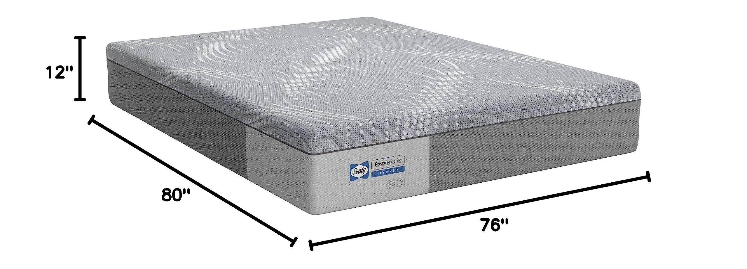 Sealy Posturepedic 12" Spring Tight Top Mattress with Cooling Air Gel Foam, Hybrid Spring Mattress with Targeted Body Support, King - Image 9