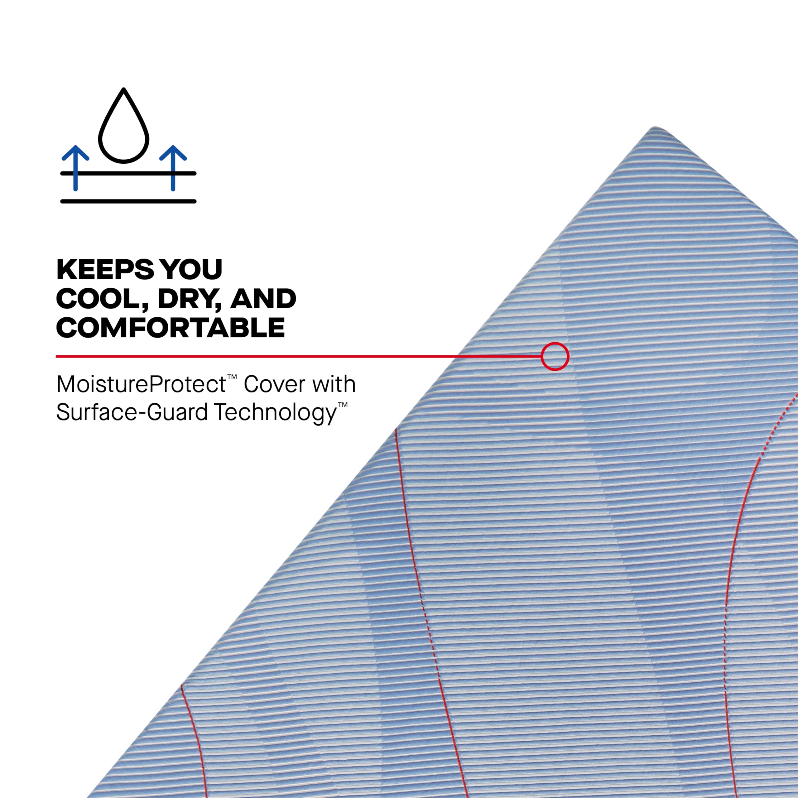 Sealy Posturepedic® Plus Glenshaw 13" Medium Tight Top Hybrid Mattress - Queen - Image 8