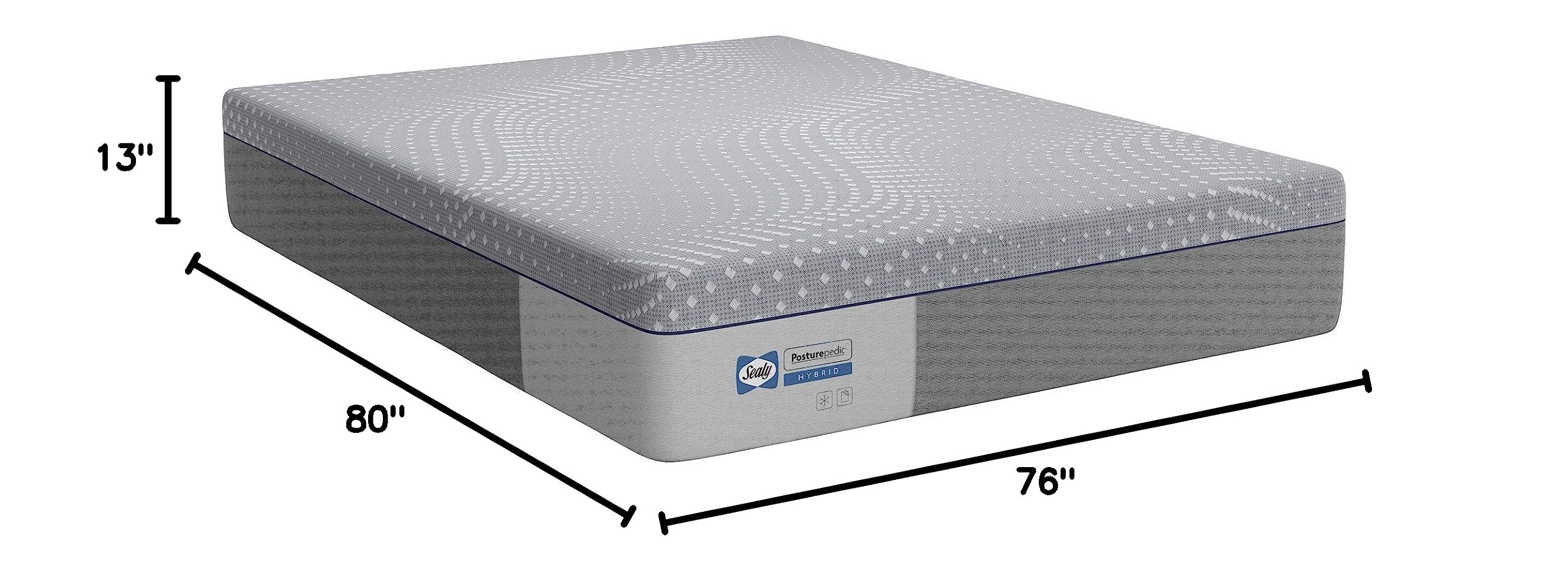 Sealy Posturepedic Hybrid Lacey Soft Feel Mattress, King - Image 8