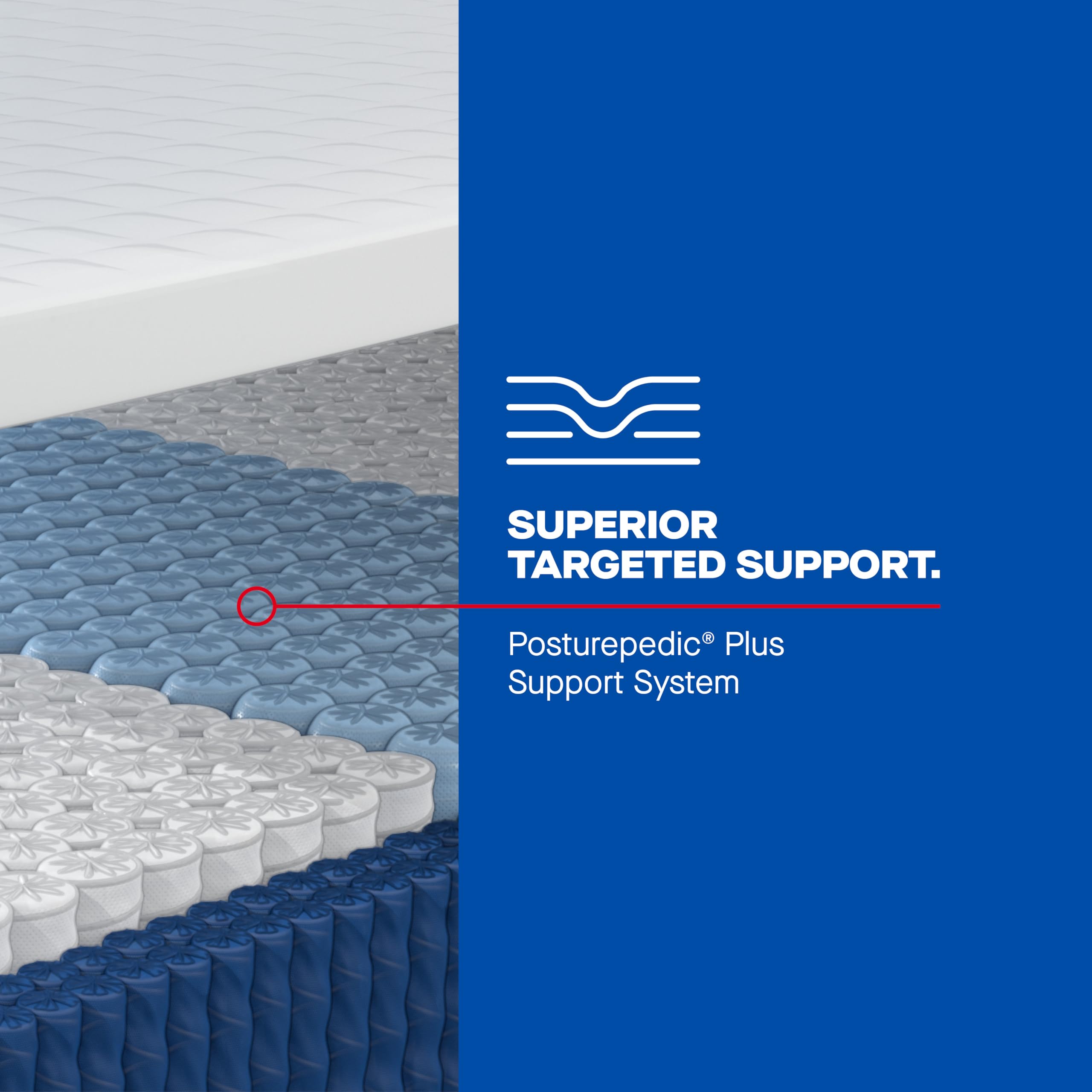 Sealy Posturepedic® Plus Glenshaw 13" Medium Tight Top Hybrid Mattress - Queen - Image 14