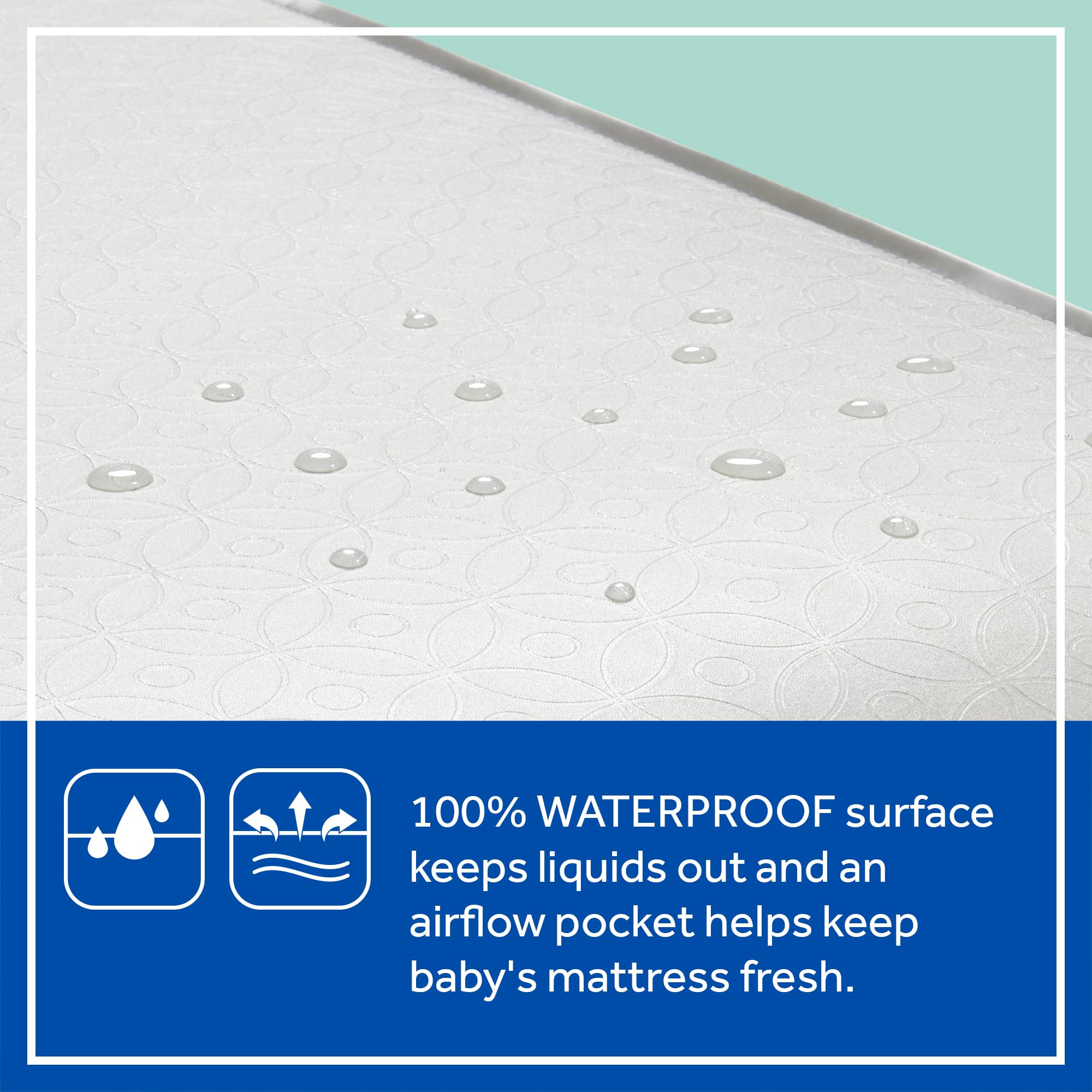 Sealy Soybean Dream Antibacterial 2-Stage Dual Firmness Waterproof Baby Crib Mattress & Toddler Bed Mattress, Extra Firm Plus Memory Foam Crib Mattress, Certified Non-Toxic, Made in USA, 52” x 27.5” - Image 4
